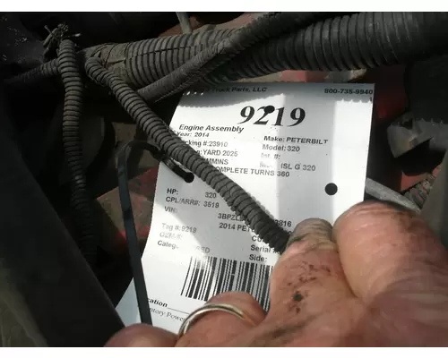 Engine Assembly CUMMINS ISL G 320 Big 3 Truck Parts, LLC
