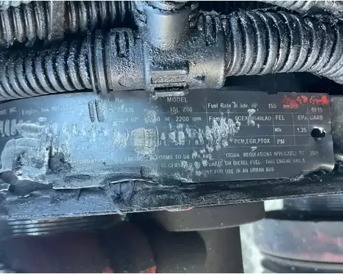 Engine Assembly Cummins ISL Complete Recycling Group LLC