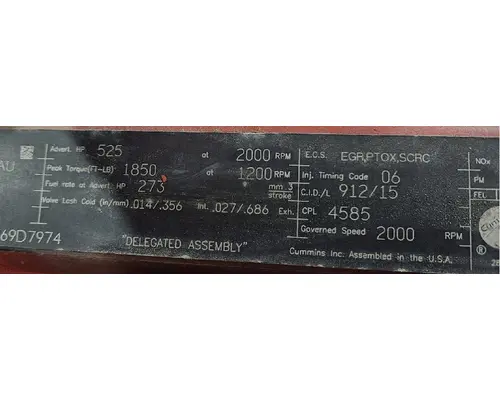 Engine Assembly CUMMINS ISX15 Sam's Riverside Truck Parts Inc