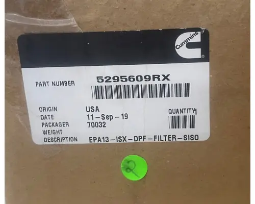 DPF (Diesel Particulate Filter) Cummins ISX River City Truck Parts Inc.