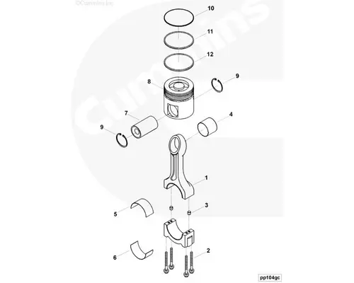 Engine Parts, Misc. Cummins ISX Holst Truck Parts
