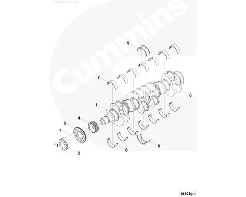 Engine Parts, Misc. Cummins ISX Holst Truck Parts
