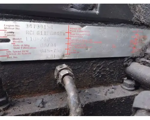 Cummins L10 Engine Assembly