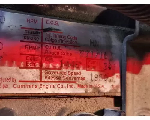 Cummins L10 Engine Assembly