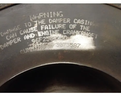 Cummins M11 Engine Harmonic Balancer