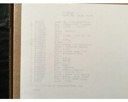Cummins N14 CELECT Gasket, Engine Head Set