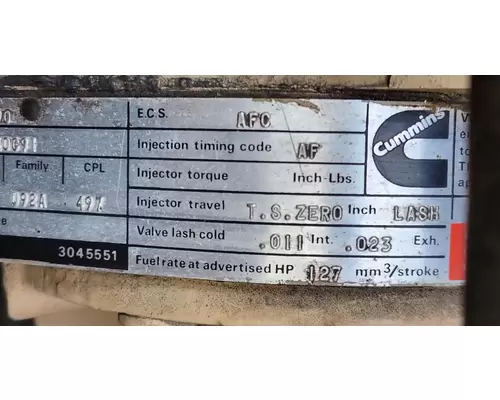 Cummins N14 Engine Assembly