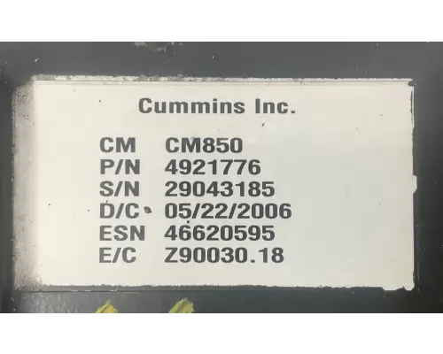 Cummins Other ECM