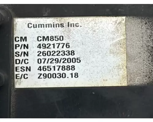 Cummins Other ECM