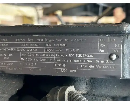 Cummins QSB-155C Engine Assembly