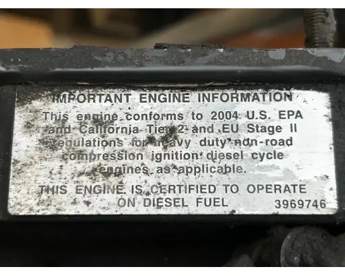 Cummins QSB-155C Engine Assembly
