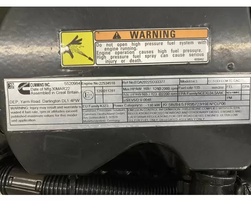 Cummins QSB4.5 Engine Assembly