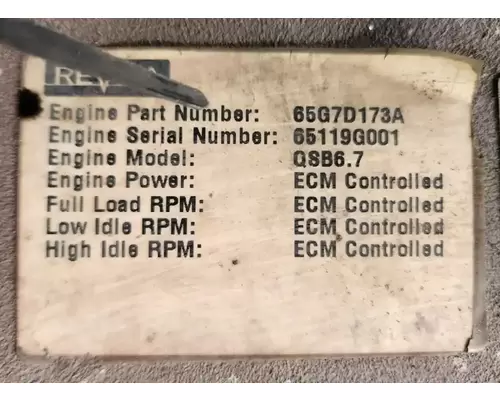 Cummins QSB6.7 Engine Assembly
