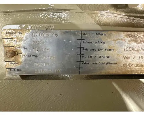 Cummins QSK19 Engine Assembly