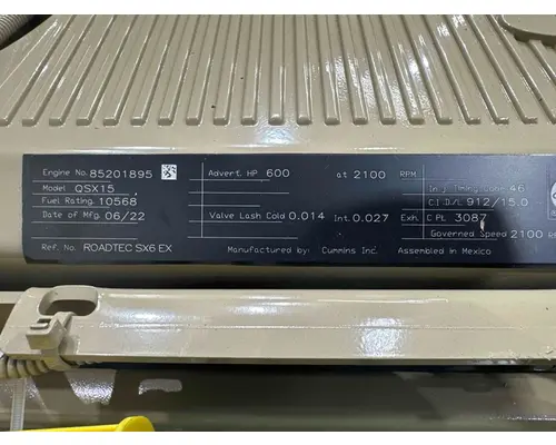 Cummins QSX-15 Engine Assembly