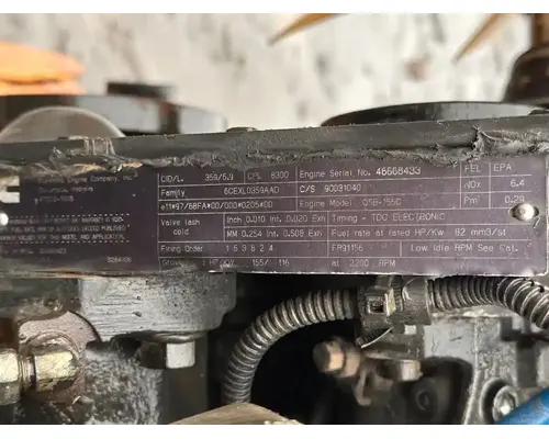 Engine Assembly Cummins QSB5.9 Complete Recycling Group LLC