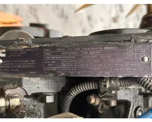 Engine Assembly Cummins QSB5.9 Complete Recycling Group LLC