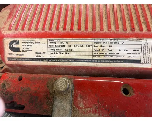 Engine Assembly CUMMINS W9 Series Hatch Trucking &amp; Salvage Parts LLC