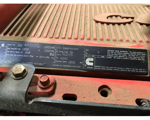 Cummins X15 Engine Assembly