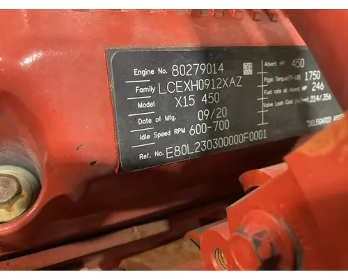 Cummins X15 Engine Assembly