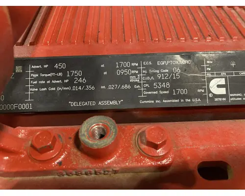 Cummins X15 Engine Assembly