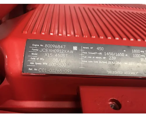 Cummins X15 Engine Assembly