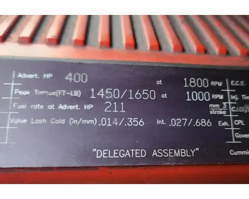 Cummins X15 Engine Assembly
