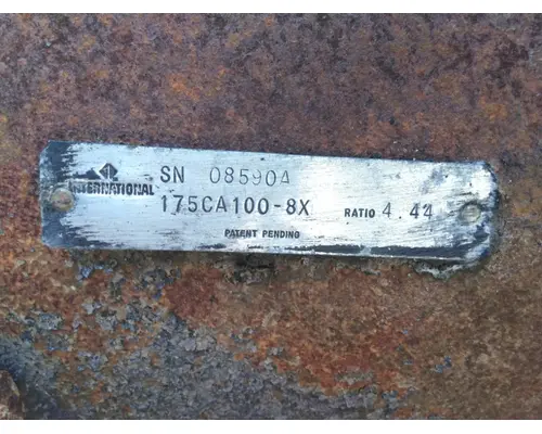 DANA-IHC N175R444 CUTOFF - SINGLE AXLE