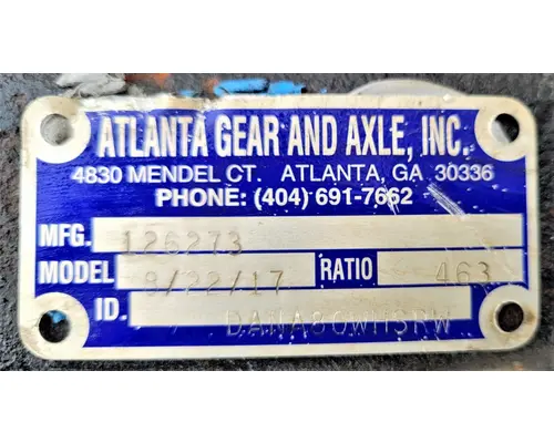 DANA DANA 80 Rear Rears (Tandem Rear or Single)