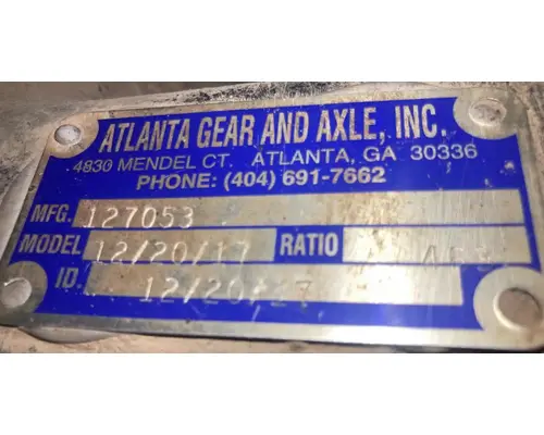 DANA DANA80 Axle Assembly, Rear (Single or Rear)