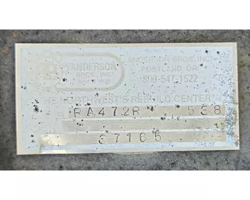 DANA  Axle Assembly, Rear (Single or Rear)