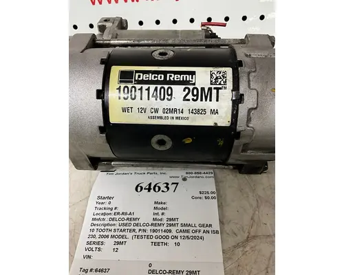 DELCO-REMY 29MT Starter 