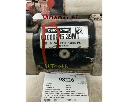 DELCO-REMY 39MT Starter 
