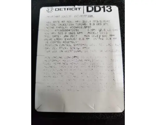 DETROIT DIESEL DD13 Engine Assembly