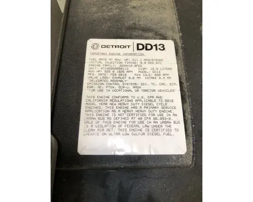 DETROIT DIESEL DD13 Engine Assembly
