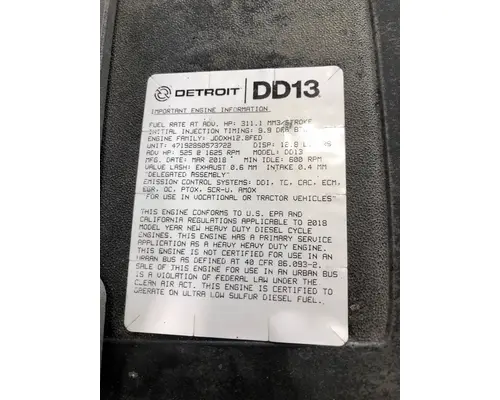 DETROIT DIESEL DD13 Engine Assembly