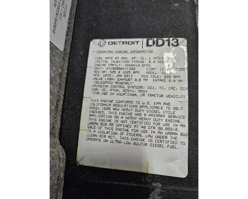DETROIT DIESEL DD13 Engine Assembly