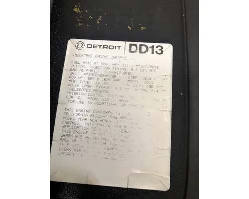 DETROIT DIESEL DD13 Engine Assembly