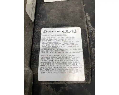 DETROIT DIESEL DD13 Engine Assembly