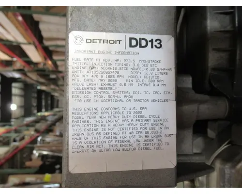 DETROIT DIESEL DD13 Engine Assembly