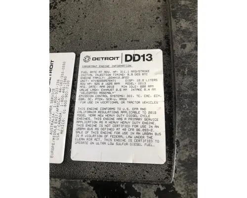 DETROIT DIESEL DD13 Engine Assembly