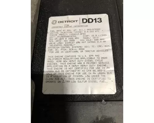 DETROIT DIESEL DD13 Engine Assembly