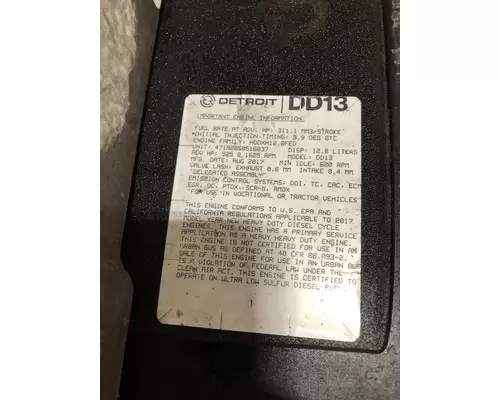DETROIT DIESEL DD13 Engine Assembly