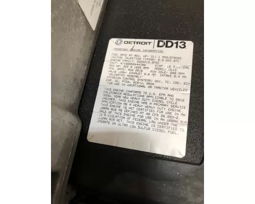 DETROIT DIESEL DD13 Engine Assembly