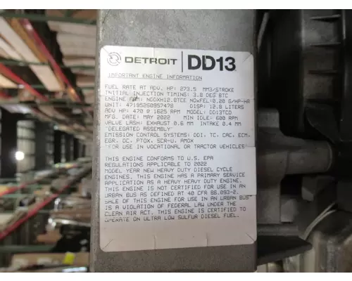 DETROIT DIESEL DD13 Engine