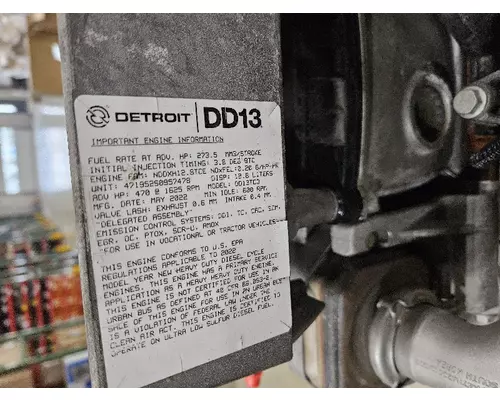 DETROIT DIESEL DD13 Engine