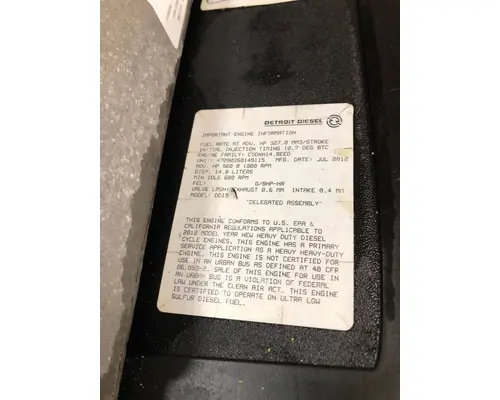 DETROIT DIESEL DD15 Engine Assembly