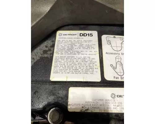 DETROIT DIESEL DD15 Engine Assembly