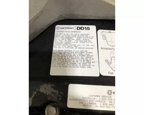 DETROIT DIESEL DD15 Engine Assembly