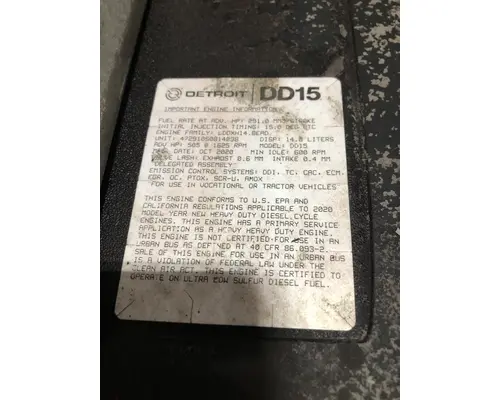 DETROIT DIESEL DD15 Engine Assembly
